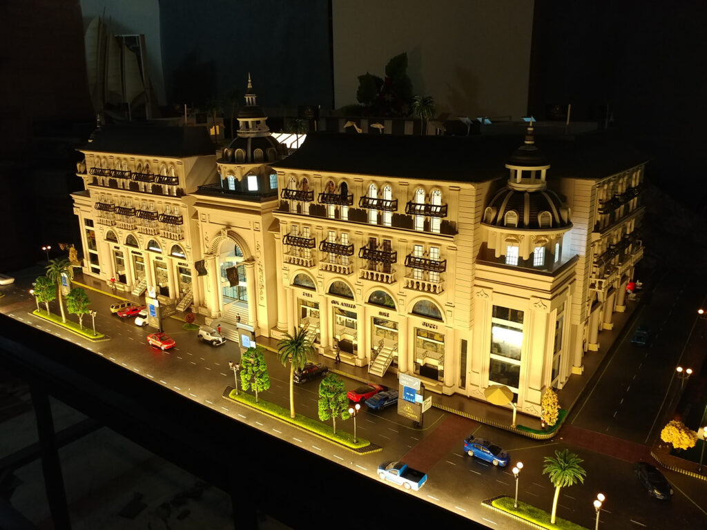 Gulberg Heights architectural scale model – detailed miniature design