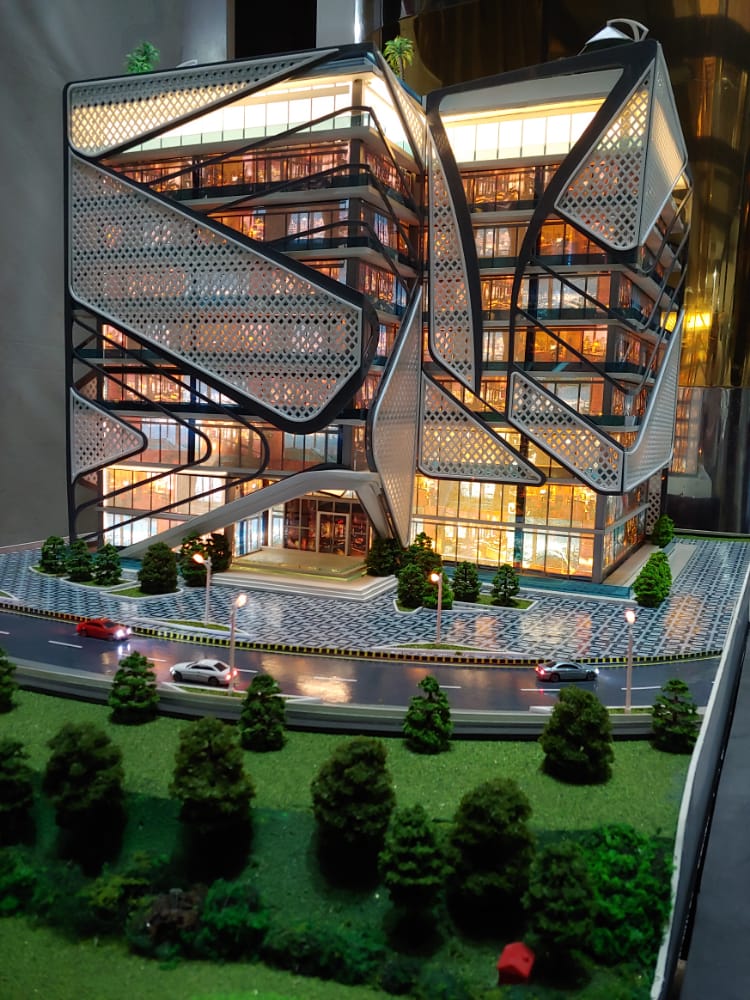 Safa Golf Apartments architectural scale model – detailed miniature design
