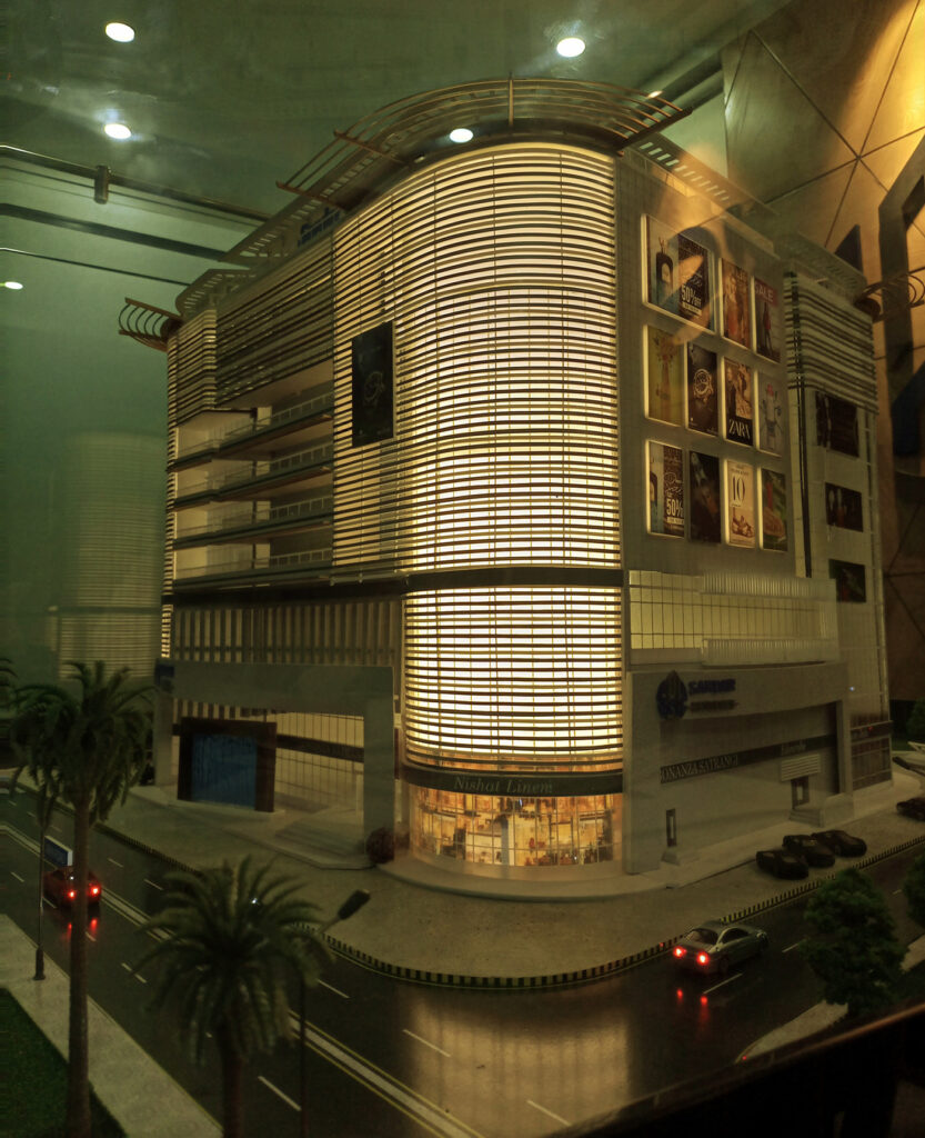 Sardars Mall architectural scale model – detailed miniature representation